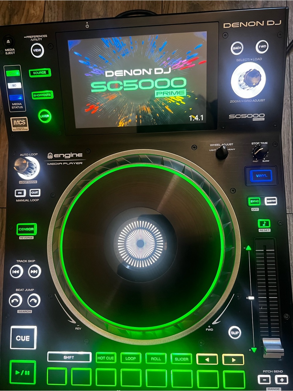 SC5000 Prime Media Player — Black with Green Illumination